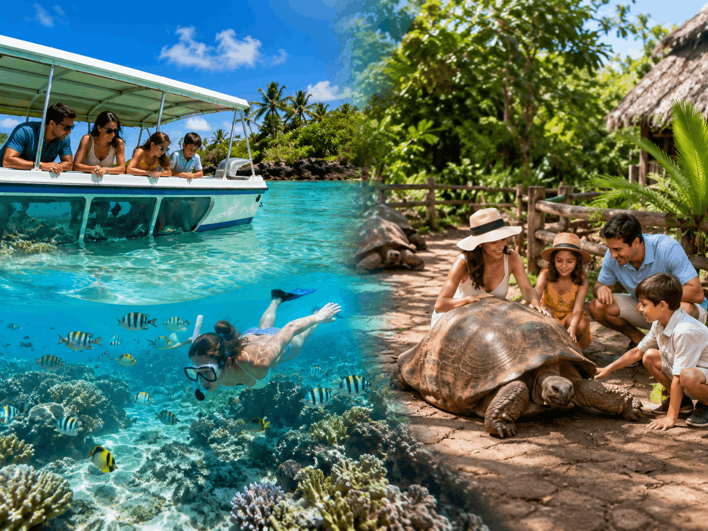 Blue Bay Marine Park & La Vanille